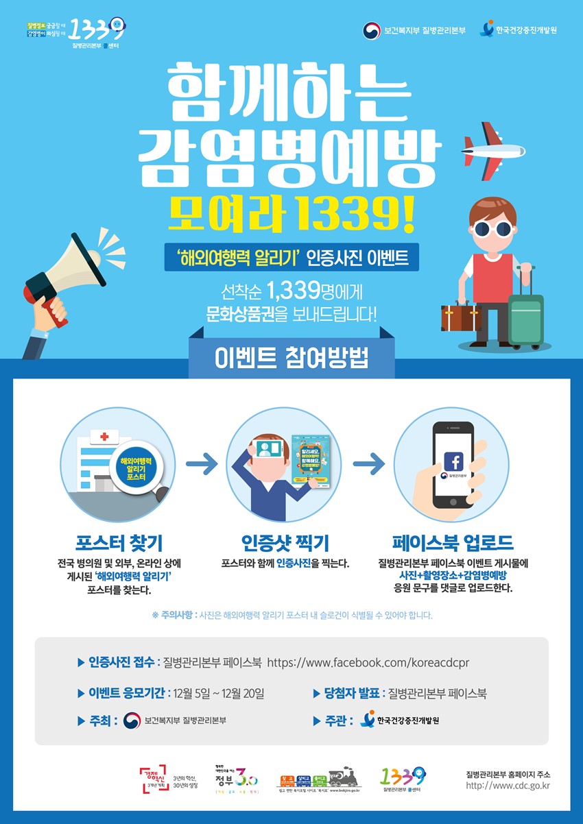 1.의료기관 방문시 '해외여행력 알리기'캠페인 홍보